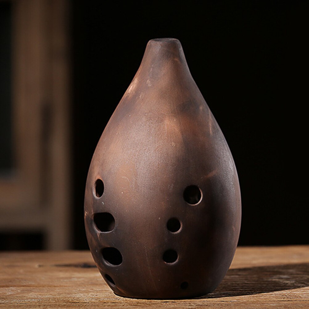 1pc kinesisk fløyte 10 hull xun instrument keramisk ocarina gammelt musikkinstrument for nybegynnere artister utøvere