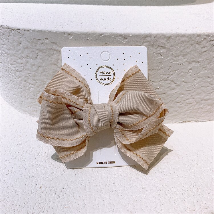 Pinzas para el pelo para bebé, pasador de lazos encantadores para niña, horquilla de punto Vintage Ins, accesorios para el cabello para niños, accesorios para el cabello para: Lace