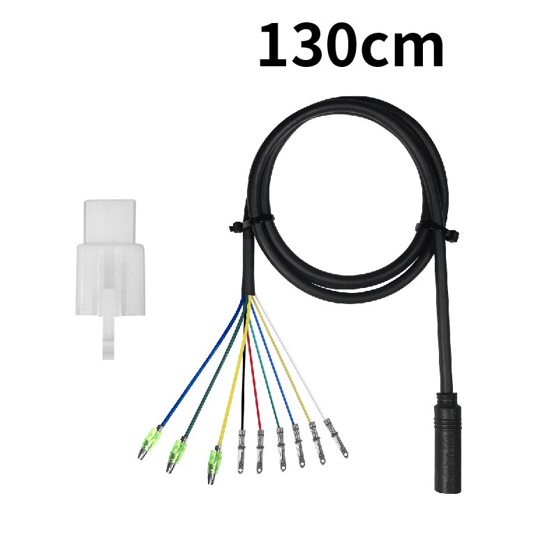 9 Pin Julet Wheel Hub Motor Cable E-bike motor Extension cable Ebike Motor Cable Electric bike Accessories zemake brand: 130cm