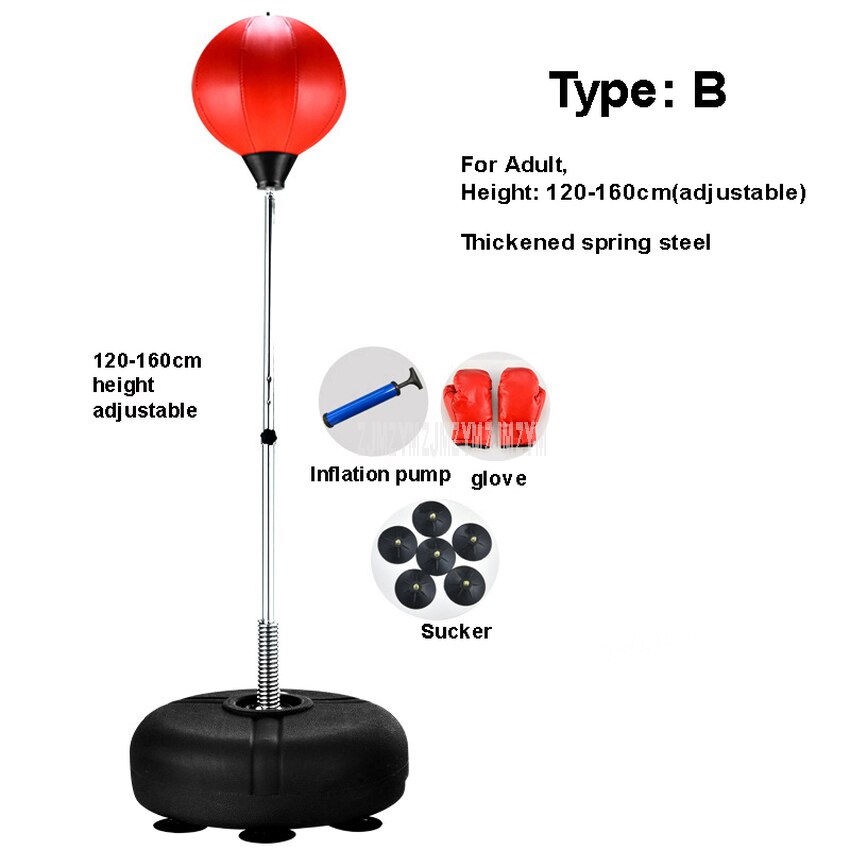 Vertical Floor Stand Boxing Speed Ball Training Reaction Target Steel Metal Boxing Training Fitness Equipment For Adult/Children