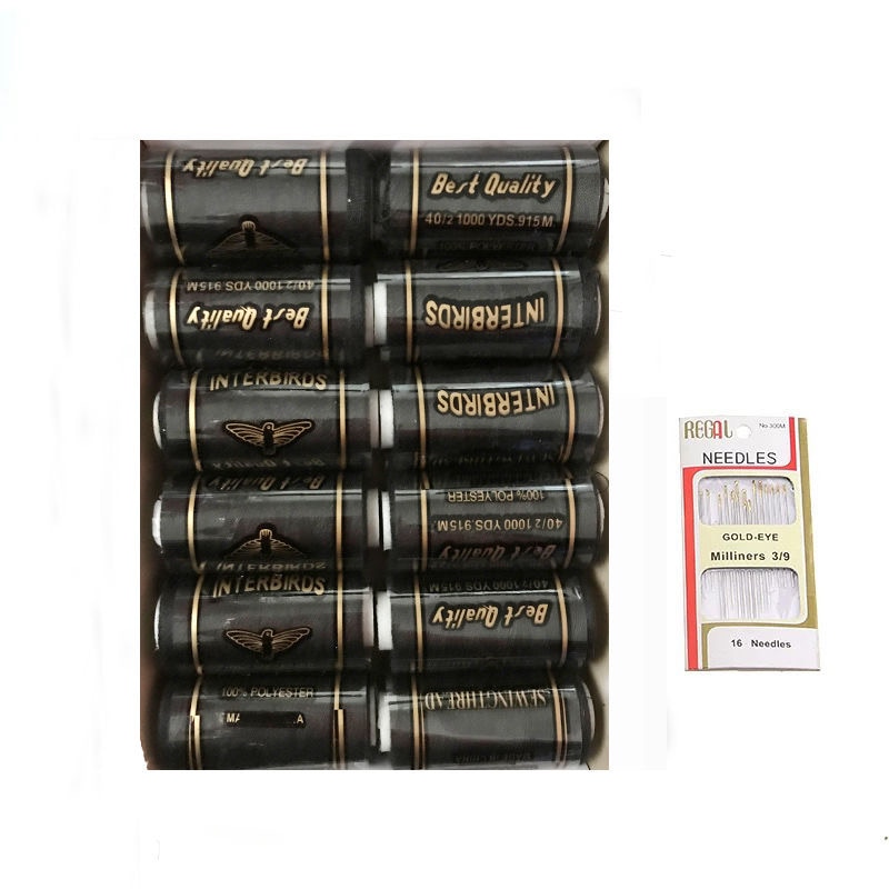 10 Pcs Sewing Thread Polyester Thread Set Strong And Durable Sewing Threads For Hand Machines