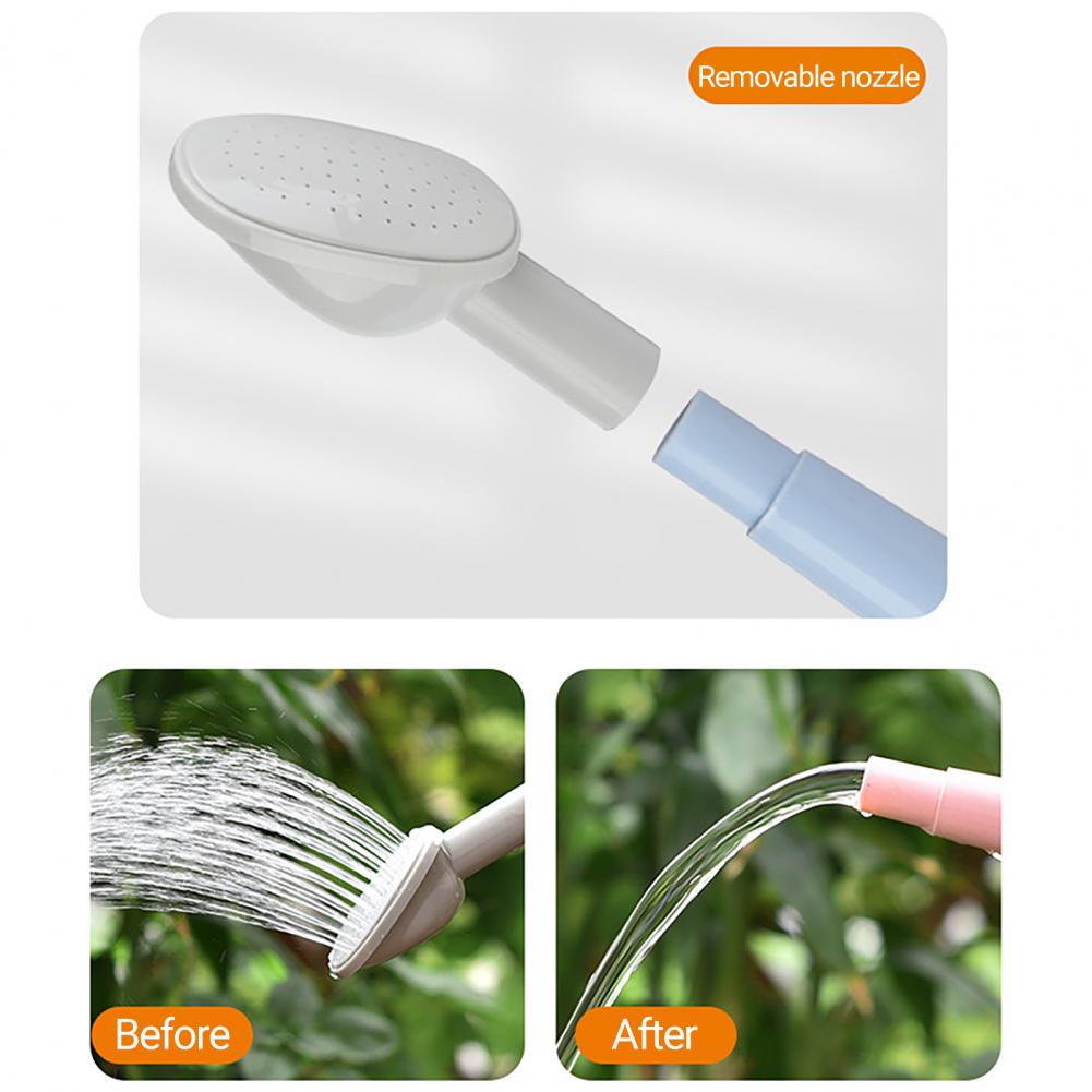 2L Große Kapazität Verlängerung Gießkanne Handheld Kunststoff Gartenarbeit Blume Bewässerung sprühen Abnehmbare Düse Haushalt Liefert