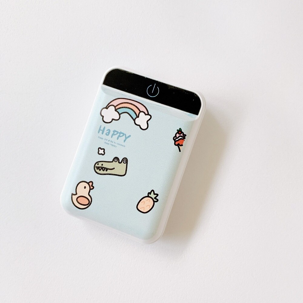 Mini Power Bank 10000mAh with Cute Cartoon Parttern Powerbank 10000mAh Portable Mobile Charging Power Bank for Xiaomi: Duck