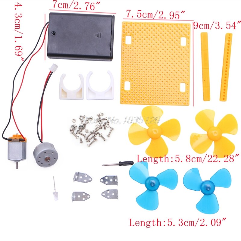 Electric Generator Motor Energy Wind Turbine Power Mini Kids LED Education DC AC Whosale