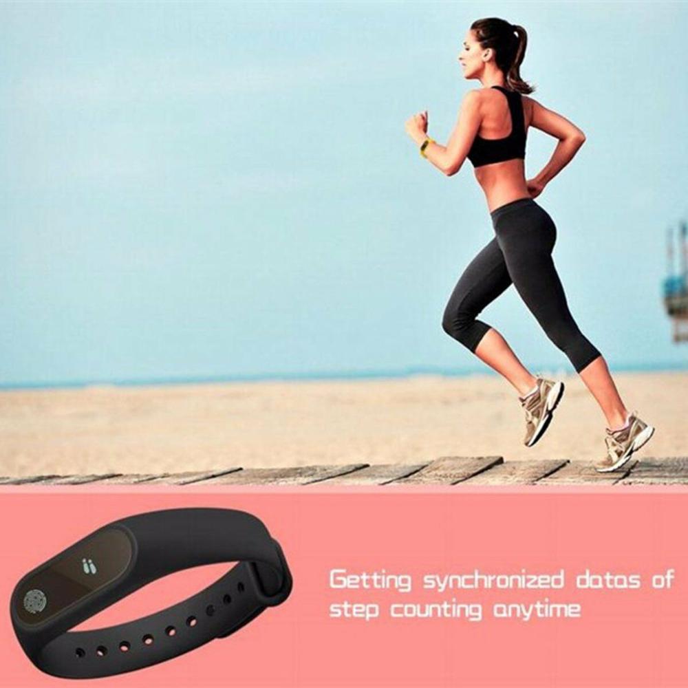 Smart Band M2 Wristband Bracelet Heart Rate Fitness Tracker Sleep Monitor