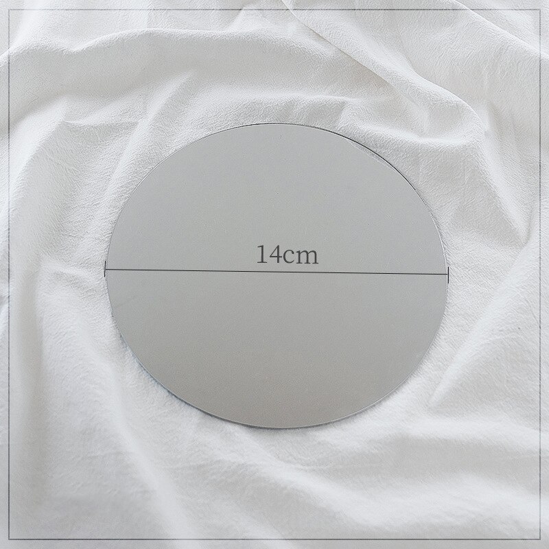 Life Photo Photography Reflective Mirror Inverted Image Board Fotografia Props Shoot Props for Jewelry, Cosmetics, Makeup Tools: Round 14cm