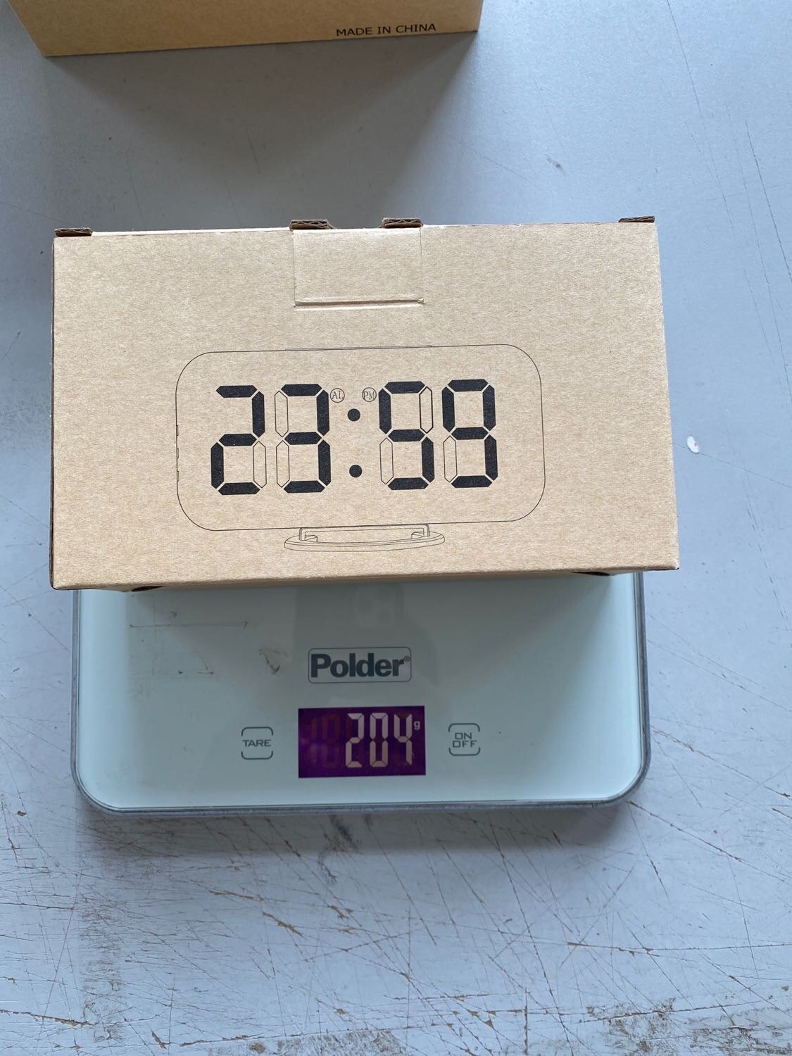 LED Alarm Clock Temperature Thermometer Desk Time Date Display Projector Calendar USB Charger Table Led Clock