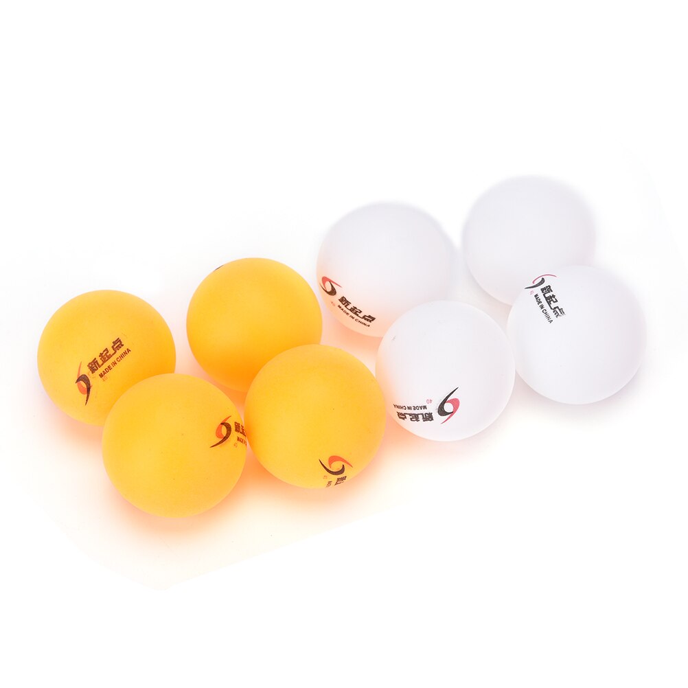 60pcs Practice Ping Pong Ball Table Tennis Balls for Advanced Training Orange/White Random