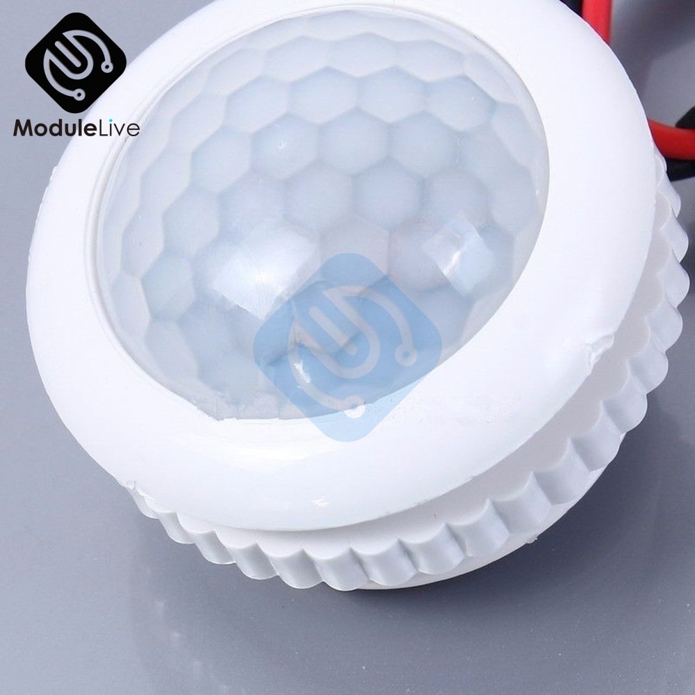 Ir infrarød menneskelig krop induktion pir sensor switch 220v 50hz lyskontrol loft bevægelsessensor detektor til led lampe eller ventilator