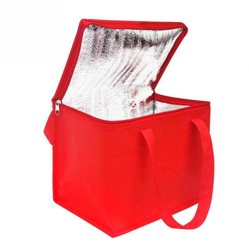 Fiambrera plegable para comida y Picnic, papel de aluminio impermeable de gran capacidad, bolsa aislante para Tartas, nevera portátil térmica #734