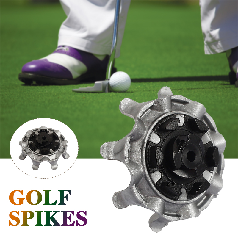 Golf Shoe Spikes Rubber Durable Sport Fixed DIY Outdoors Lawn Golf Spikes