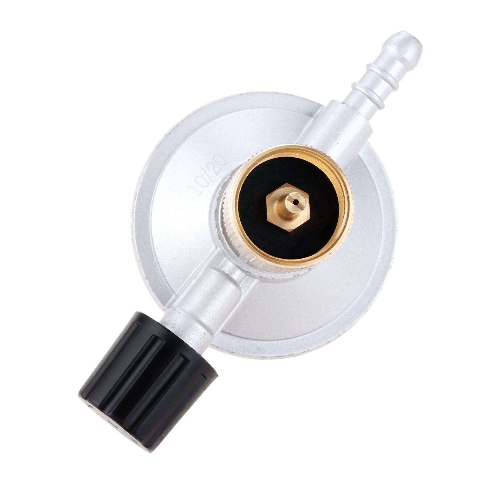 1LB Disposal Bottle Valve Adjustable Flow Low Pressure Propane Regulator 8mm Barb Hose Connection Connect Camping Stove Grill