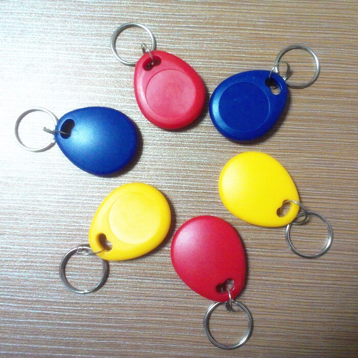 125KHz Prox Programmer Card Cloner Copier Reader Writer RFID H-ID Duplicator + 5pcs T5577 EM4305 Writable Ring Token Keyfobs