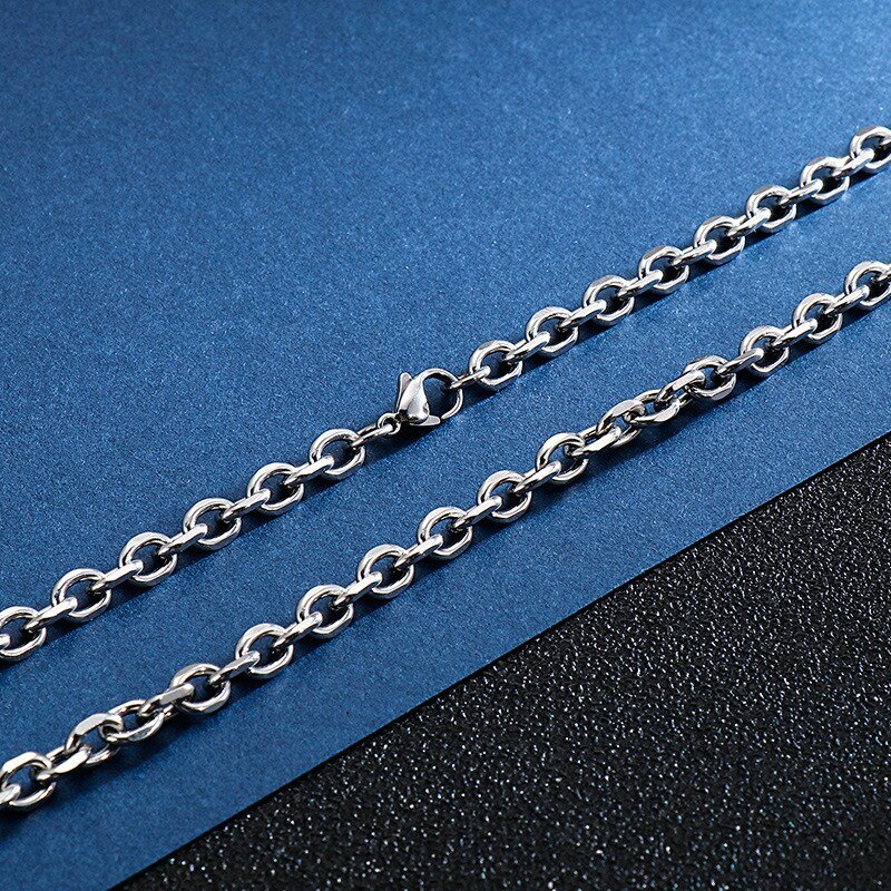 Rvs Kettingen Kettingen Cubaanse O Ketting voor Mannen Vrouwen Hip Hop Punk DIYJewelry1.5MM 2MM 3MM 4MM 5MM 6MM