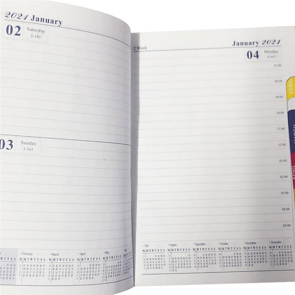 Notebook Time Management Personal Monthly Planner Notebook Diary Monthly Weekly Daily Plan Agenda Papers Black Blue Green
