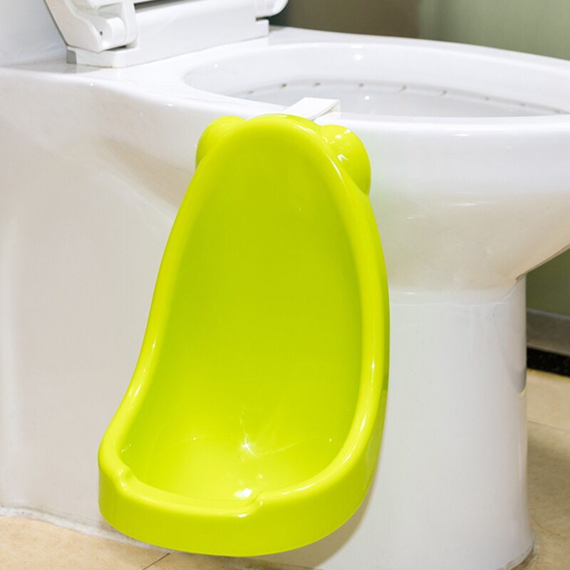 Väggmonterad urinoar för barn fast manlig babyprylar tillbehör stativ typ urinhink häng nära pall urinoar träningspotta: Cyan