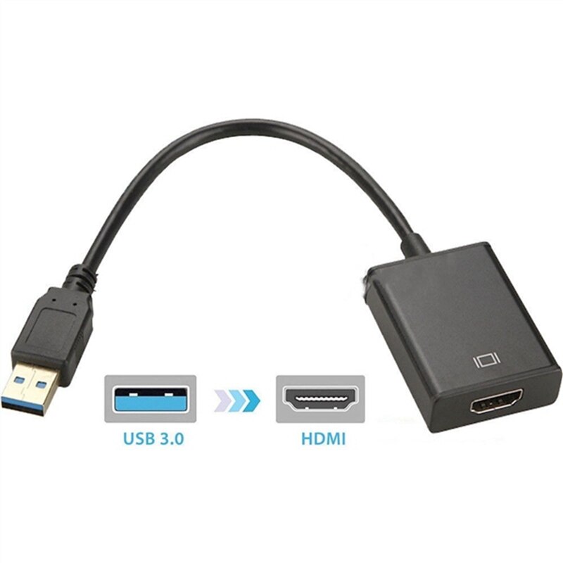 USB 3.0 to HDMI Video Adapter Portable Durable 1080P Full HD Converter Cable for Computer Monitor TV Laptop monitor projector