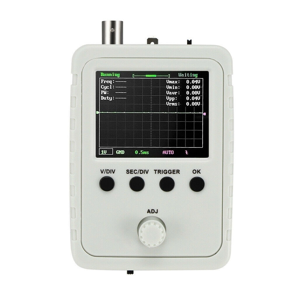 Kit d'oscilloscope numérique TFT Oscilloscope DSO150 2.4 pouces assemblé avec alimentation sonde de câble bcn-clip Oscilloscope 200KHz
