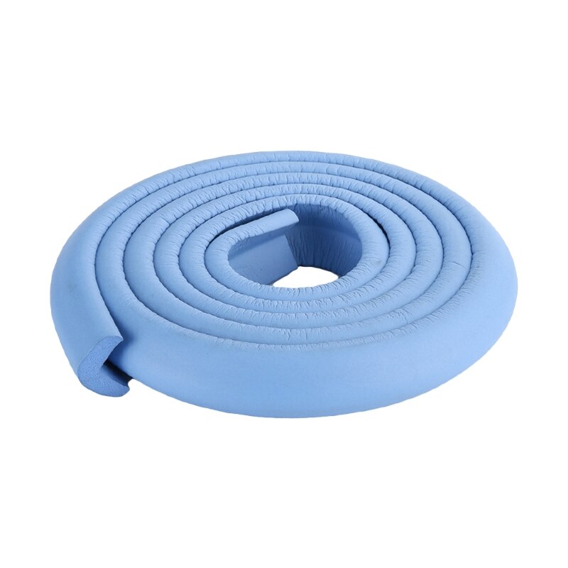 Protector de escritorio de esquina de seguridad para bebé de 2m, protección de mesa de goma para niños, borde suave en forma de L