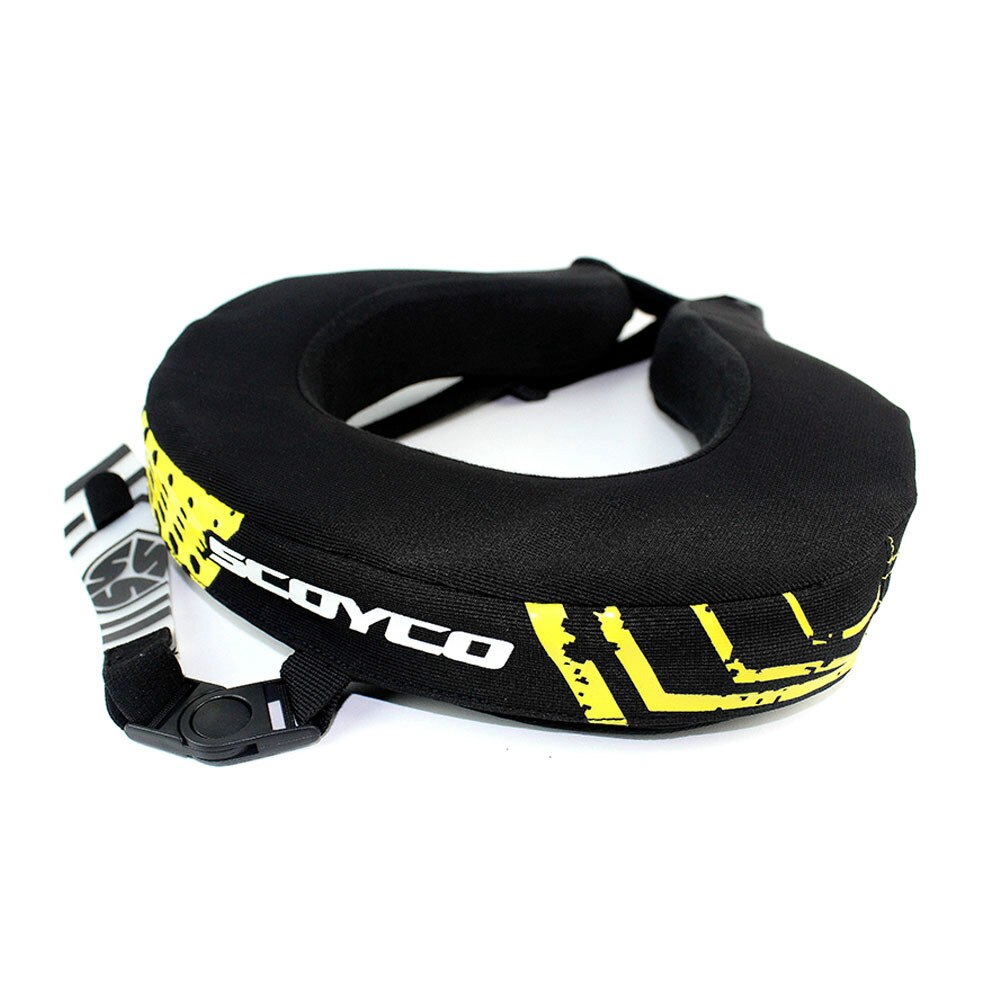 Motorfiets Hals Protector Downhill ATV Mtb Lange-Afstand Racing Beschermende Brace Motocross Neck Guard Black