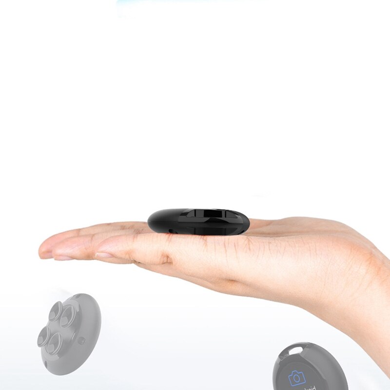 Universele Afstandsbediening Sluiter Clicker Draadloze Bluetooth Selfile Knop Controller Compatibel Voor Ios En Android