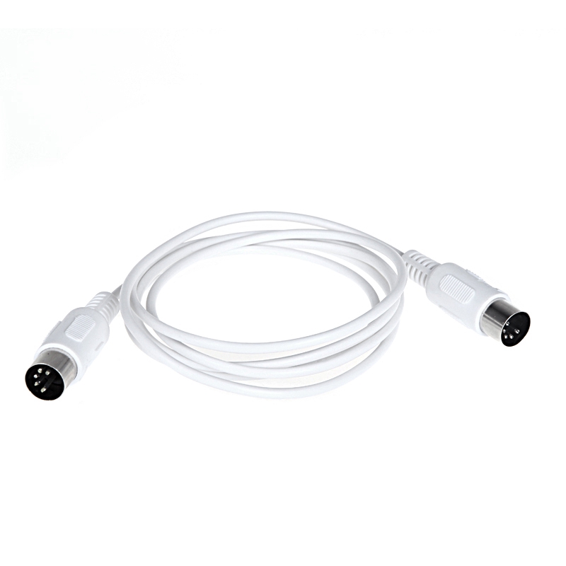 2X MIDI Extension Cable To Male 5 Pin 1.5/4.95FT 5 Pin Male To 5 Pin Male MIDI Extension Cable