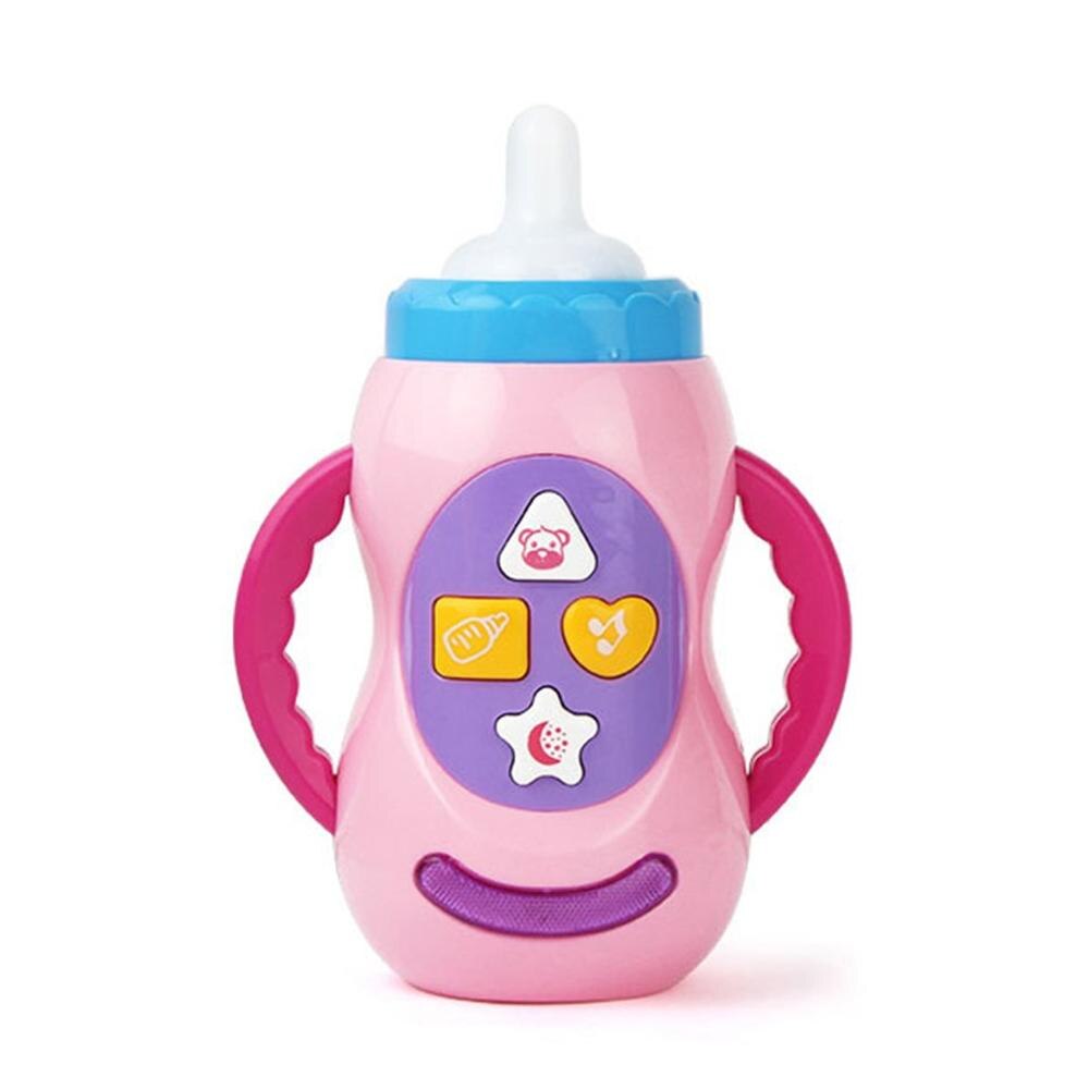 Baby Speelgoed Kids Sound Melkfles Speelgoed Veilig Muziek Licht Melk Fles Musical Leren Educatief Speelgoed Voor Kinderen Feeding Tool