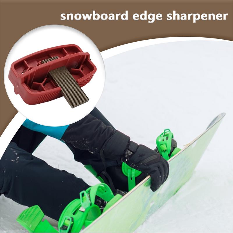 Kit de afinación biselada de borde de Snowboard, afilador de borde de esquí, herramienta de reparación de afinador de recortador, herramienta de afilado de patín, herramienta de ángulo de esquí lateral