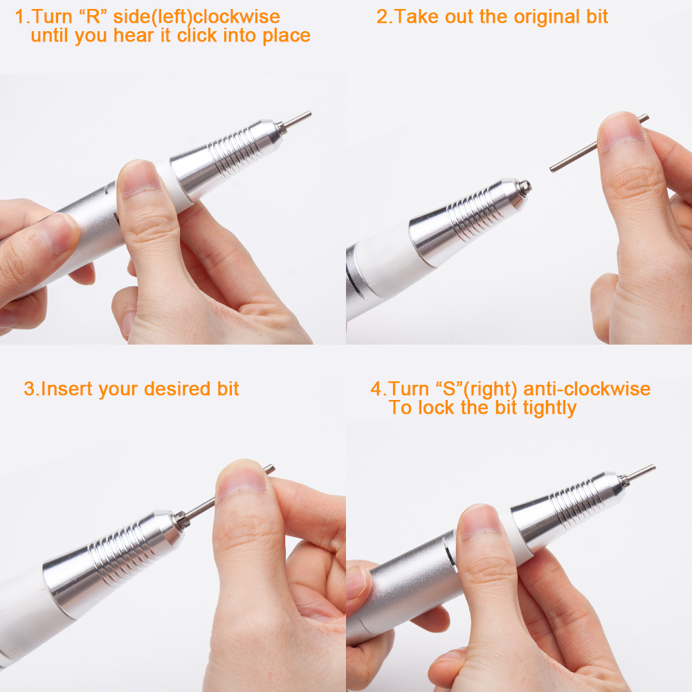 Electric Nail Drill Machine Manicure Pedicure Files Tools Kit &amp; Accessory Nail Polisher Grinding Glazing Machine For Gel Polish