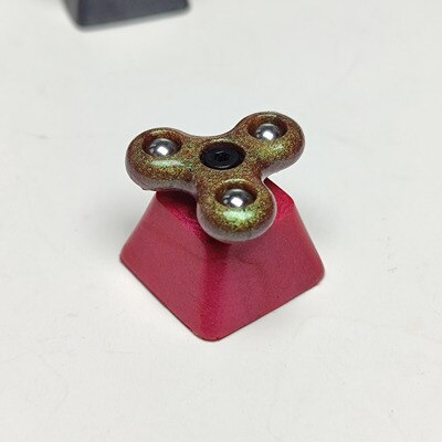 Keycap Personality Fidget Spinner Resin Keycap For Cherry Mx Switch Mechanical Gaming Keyboard Blue Black Keycaps 1pc: 10