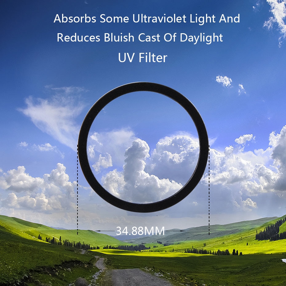 Mijia-filtro de Cámara de Acción 4K, Color/CPL/ND 2 4 8 16 32/filtros de lente de protección UV para Xiaomi mijia mini 4K, accesorios de cámara deportiva