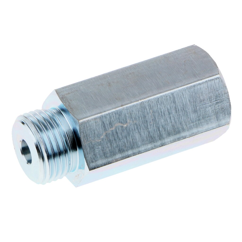 Stainless Steel M18*1.5mm O2 Oxygen Sensor Bung Extension Adapter 50mm