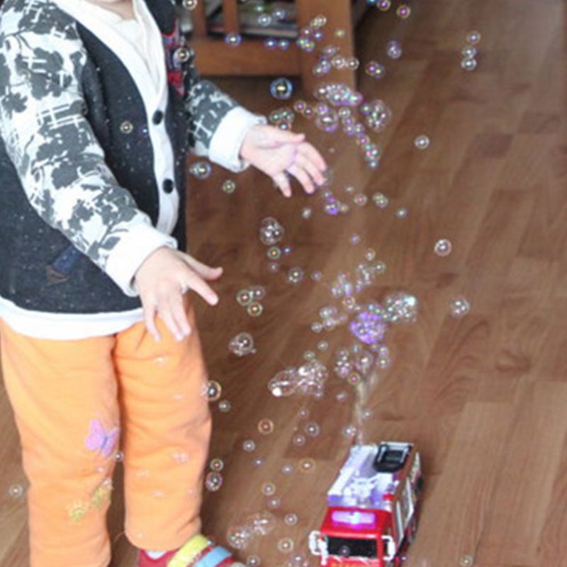 Brandweerwagen Vrachtwagen Speelgoed Bubble Machine Lights & Sounds Elektrische Brandbestrijding Blazen Model Auto