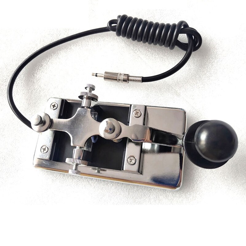 -K4 Manual Telegraph Key Morse Key CW Key Fit For Shortwave Radio Morse Code Practices CW Communications
