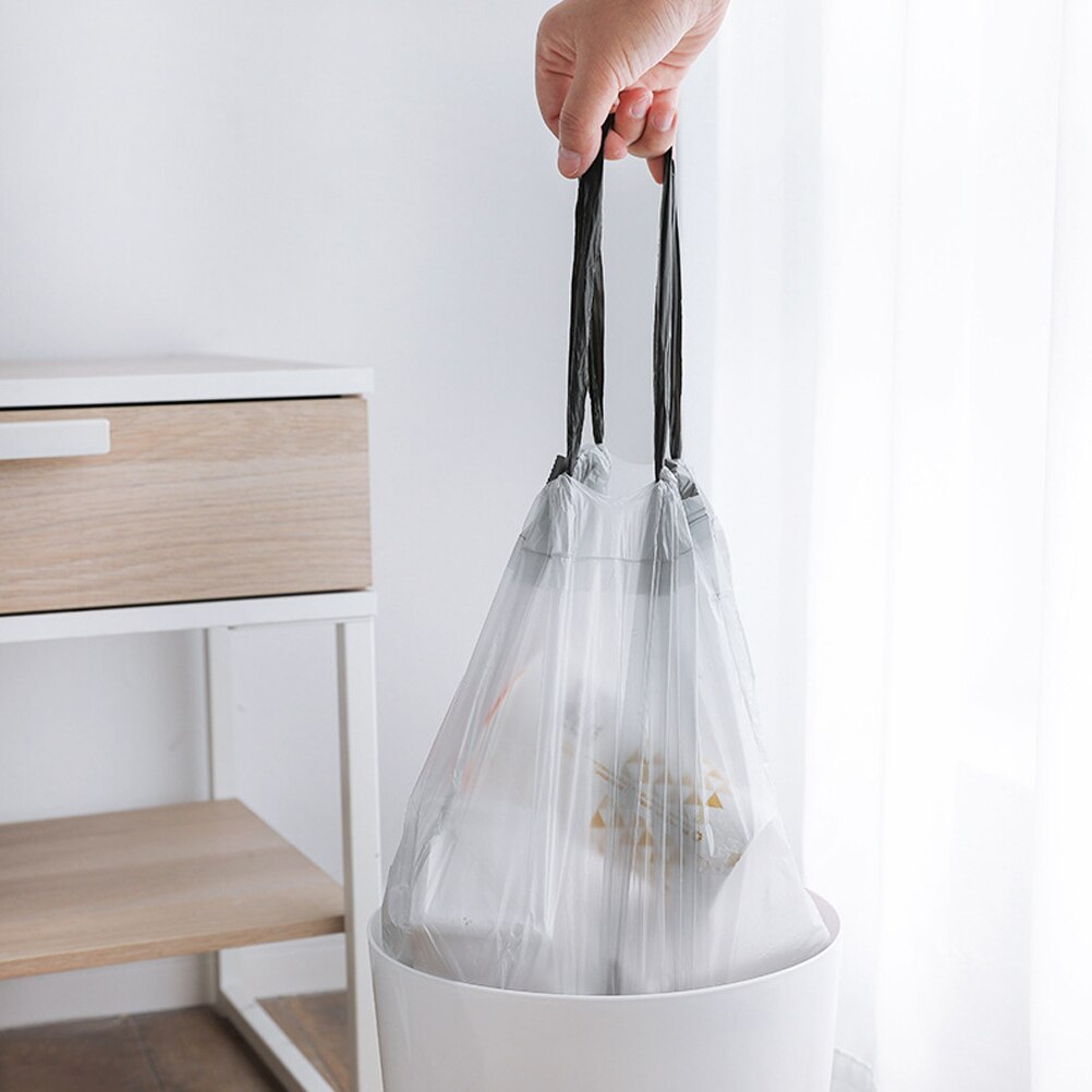 Drawstring Garbage Bag Vest Type Garbage Bags Kitchen Thickening Trash Bag