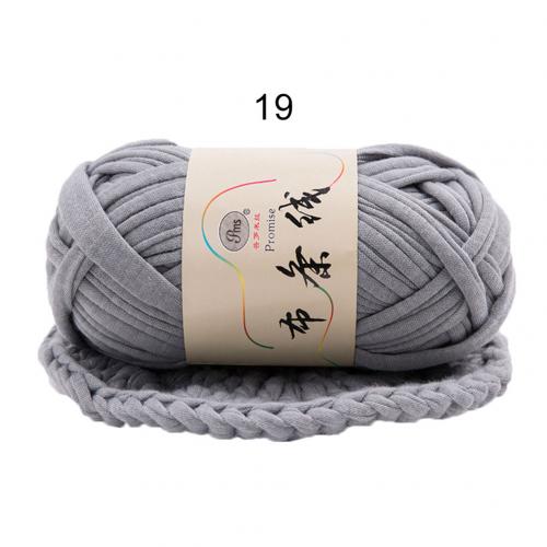 Hand-knit Woven Thread Thick Basket Blanket Braided DIY Crochet Cloth Fancy Yarn Hand-knitted Medium and Thick Wool: Grey