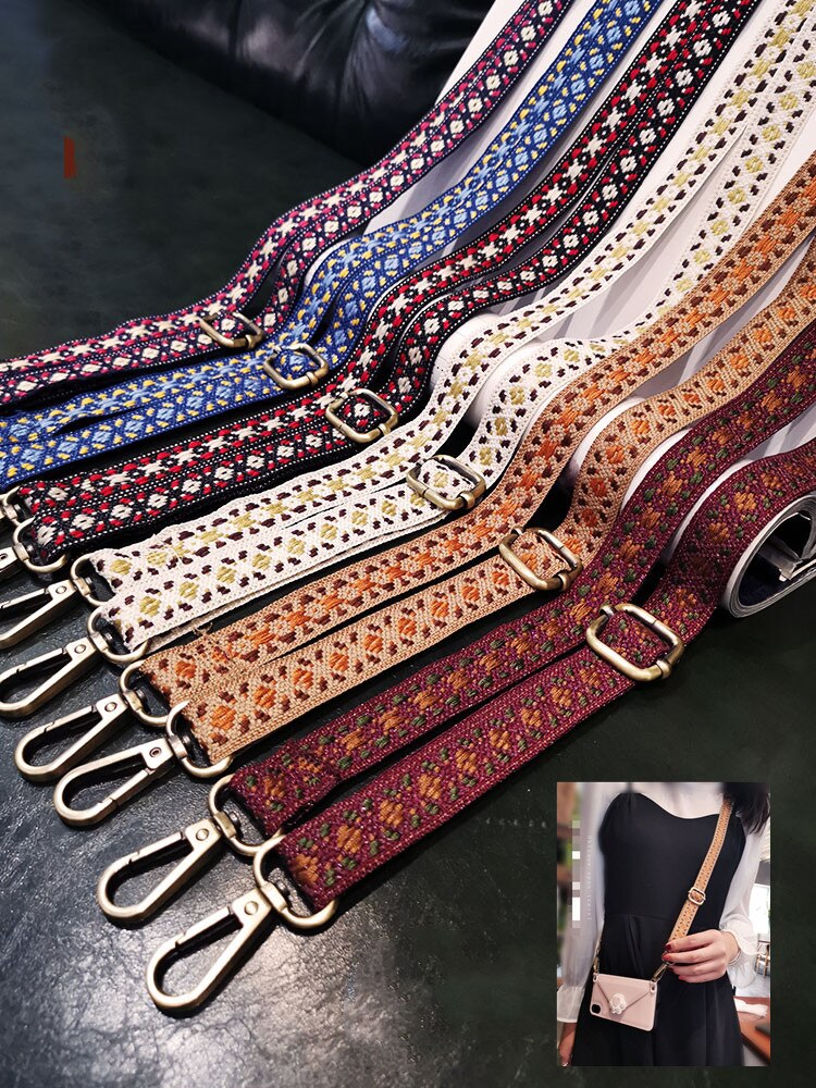 Retro Chinese Etnische Telefoon Lanyard Riem Voor Iphone Huawei Redmi Samsung Verstelbare Mobiele Telefoon Tas Lange Opknoping Touw String