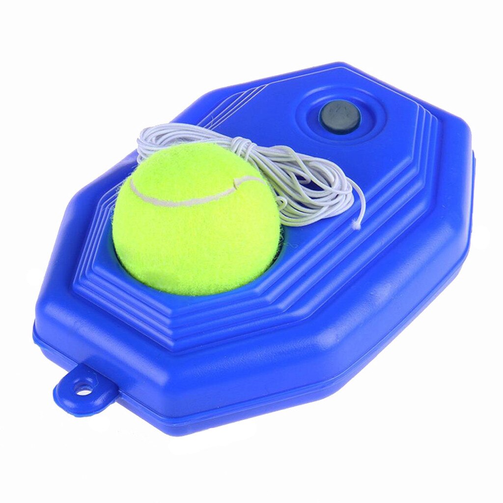 Tennis Ball Singles Training Practice Balls Back Base Trainer Tools and Tennis Sports Exercise Self study Rebound Baseboard