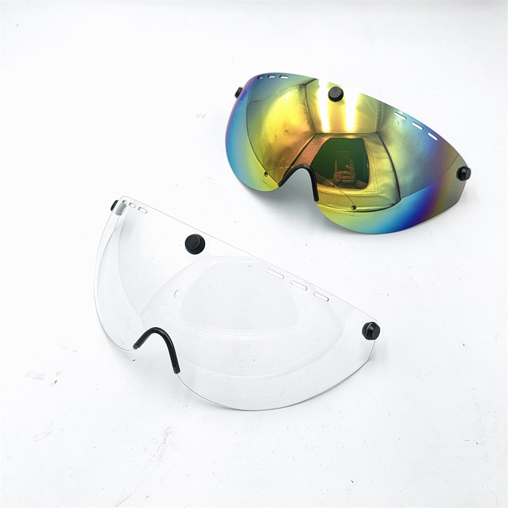 Straße Fahrrad Helm Brille Helm Objektiv Ersatz Mtb Helm Brille Fahrrad Helm Zubehör Lunettes De Schutz Gafas CB-15: Schwarz