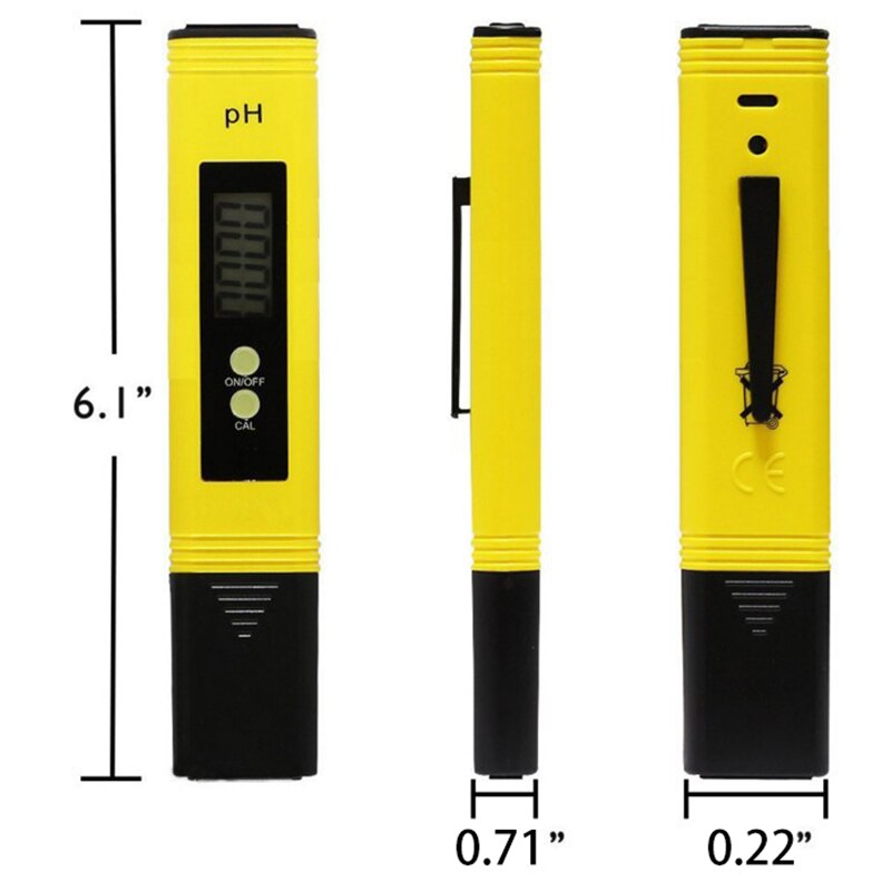 LCD Digital PH Value Meter + TDS Water Meter Water Tester for Testing Drinking Water Aquariums High accuracy Fast