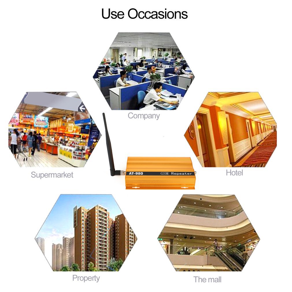 GSM 900mHz wzmacniacz sygnału telefonu wzmacniacz + Yagi anteny pełny-dupleks pojedynczego portu projekt na poziomie-980