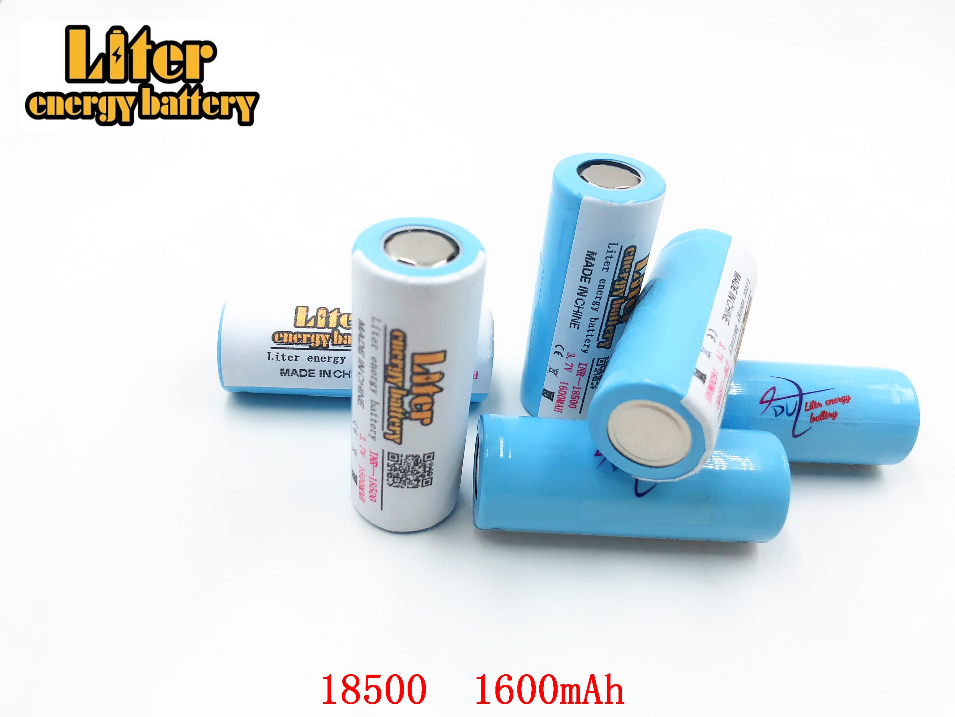 Original Liter energy battery ICR 18500 Battery 3.7V 1600mAh li-ion Rechargeable Battery protective storage box