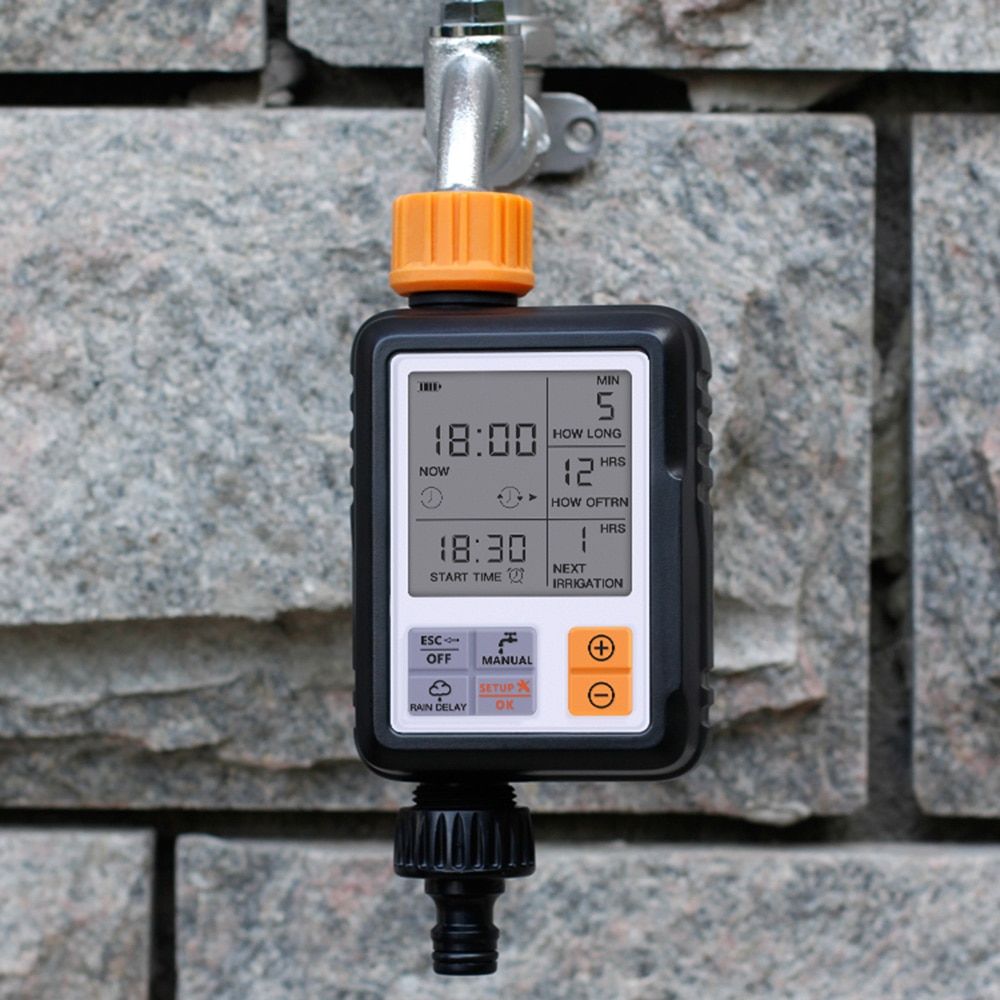 Sprinkler Regler Garten Magnetventil Timer Großen Bildschirm Ich bin Freien Automatische Bewässerung Gerät Bewässerung Werkzeug Wasser Timer