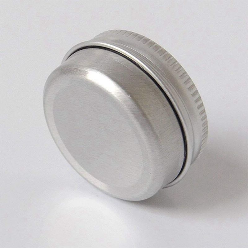 100Pcs 5g 10g 15g Aluminum Refillable Containers Empty Cosmetic Silver Box Screw Jar Portable Travel Tin Cream Lip Balm Box
