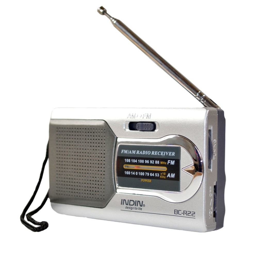 Draagbare Am/Fm Telescopische Antenne Radio Pocket Stereo Ontvanger Am Fm Radio Batterij Aangedreven Outdoor Voor Ouderen