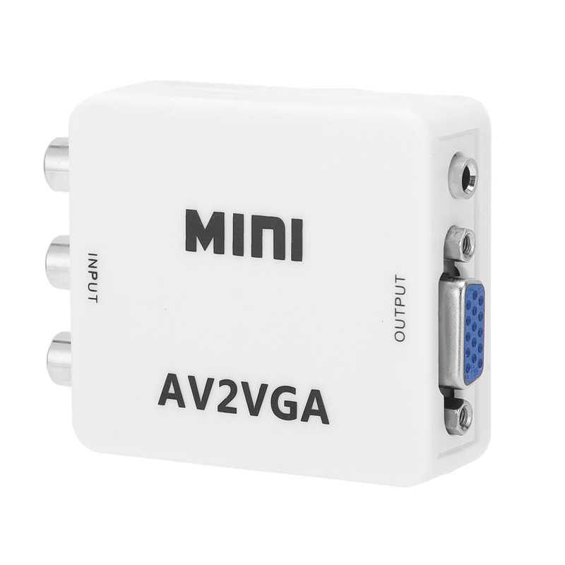 USB TV Tuner Cards memory card HD 1080P Mini Video Converter to VGA Computer to TV Video Adapter with Data Cable tv tuner