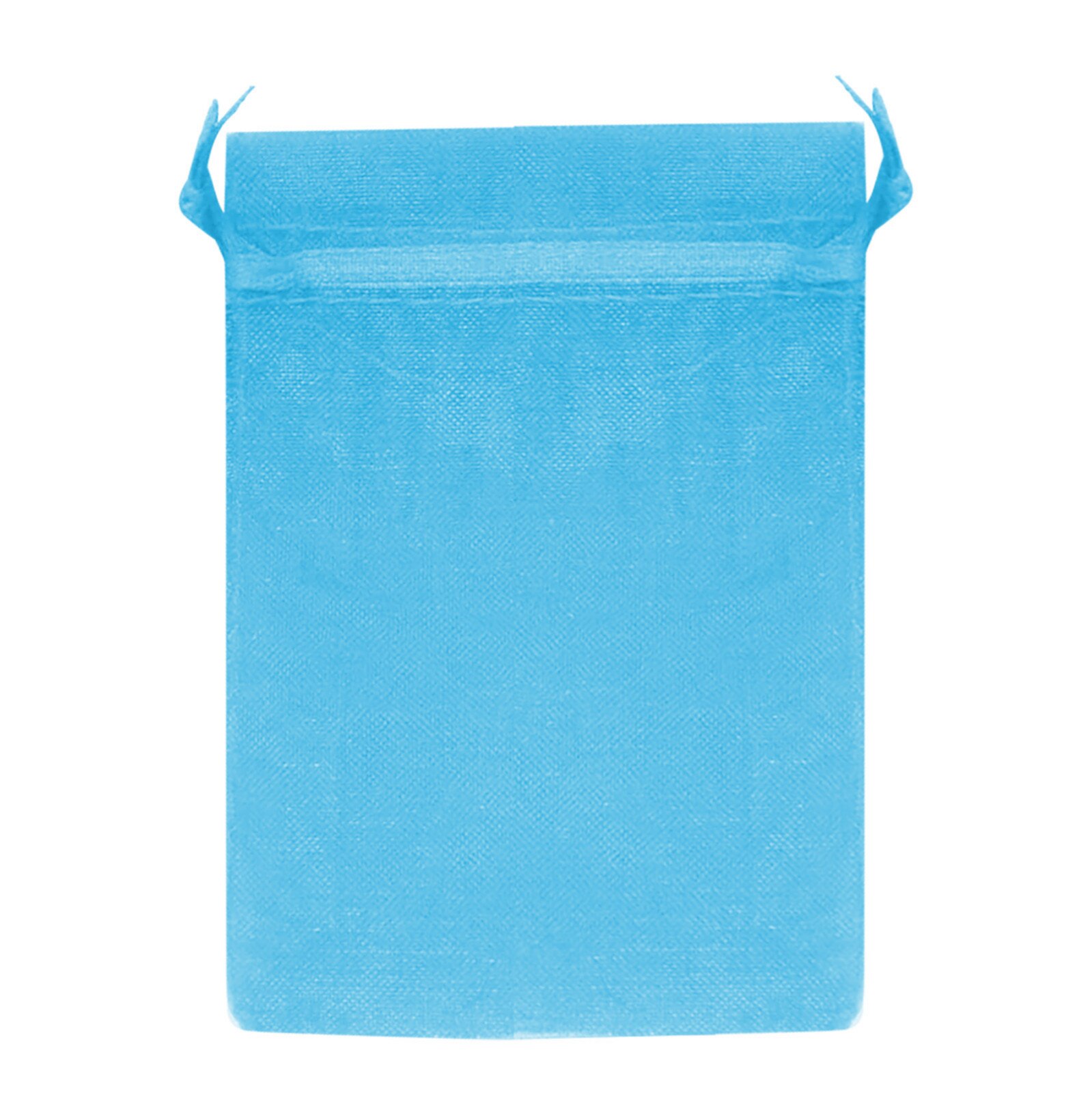 30 Pieces Sheer Organza Bags, White Wedding Favor Bags with Drawstring Makeup Organza Favor Bags: Sky Blue