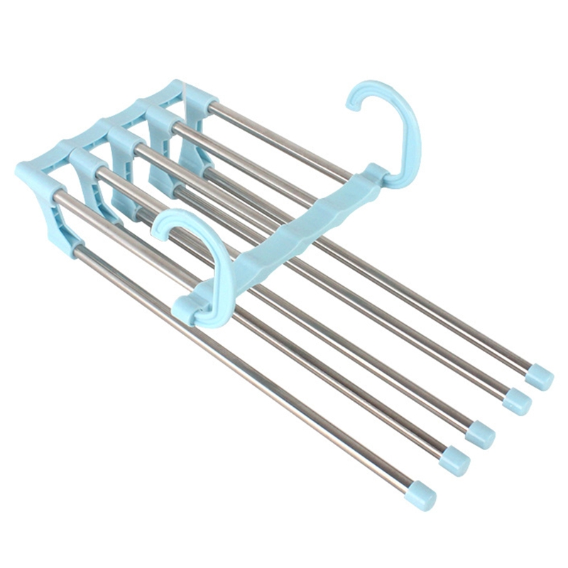 Multifunction Clothes Rack Folding Coat Hanger Dryer Hanging Rail Rod Wardrobe Hooks for Bathroom Balcony Indoor Outdoor