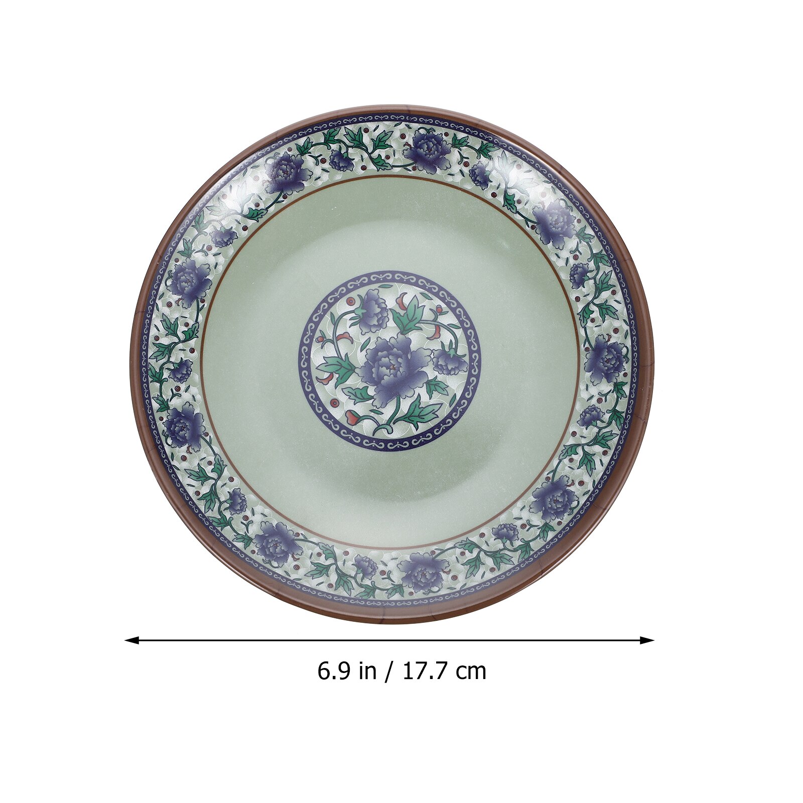 2pcs Melamine Plates Round Plates Food Serving Plates Kitchen Plates