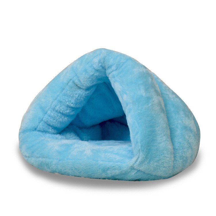 Pet Cat Bed Thick Sleeping Bag Triangular Cat Litter Soft Comfortable And Durable Winter Warm Pet Kennel